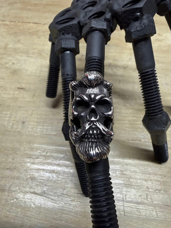 bearded skull guy ringbearded skull guy ring